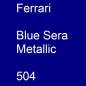 Preview: Ferrari, Blue Sera Metallic, 504.